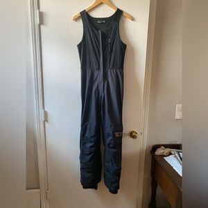 Mountain Hardware sz 6 snow ski bib snow pants zippered back vent